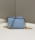 Fendi Midi Chain Baguette Azul 19x4x11CM - comprar online