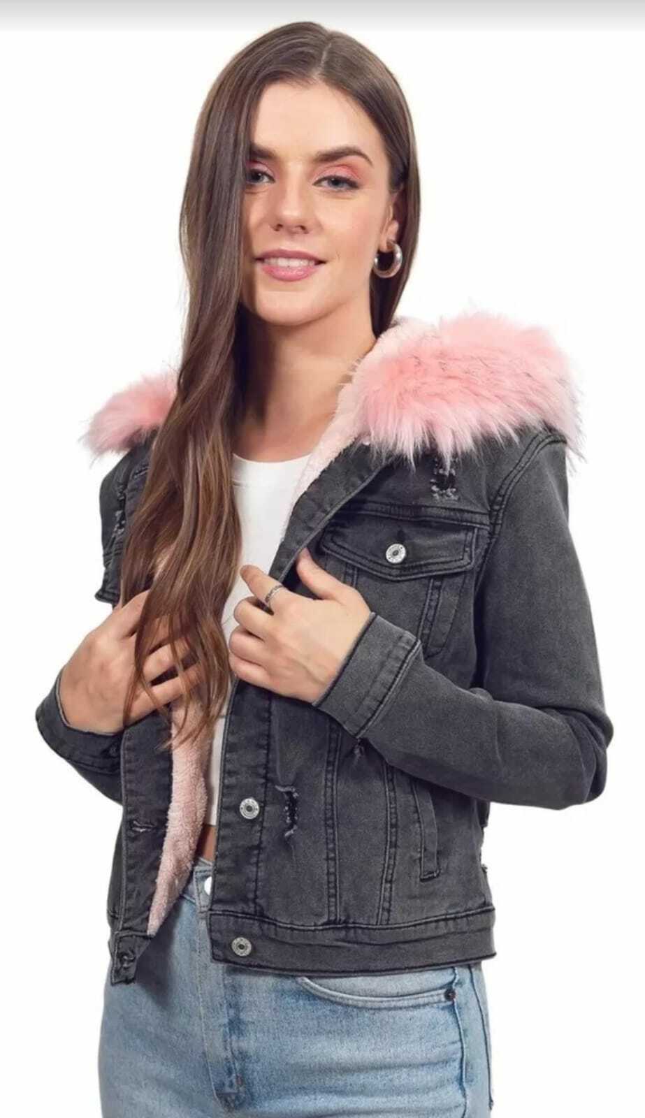 ROOSEVELT CHAMARRA DE MEZCLILLA PELUCHE MDJ ONLINE