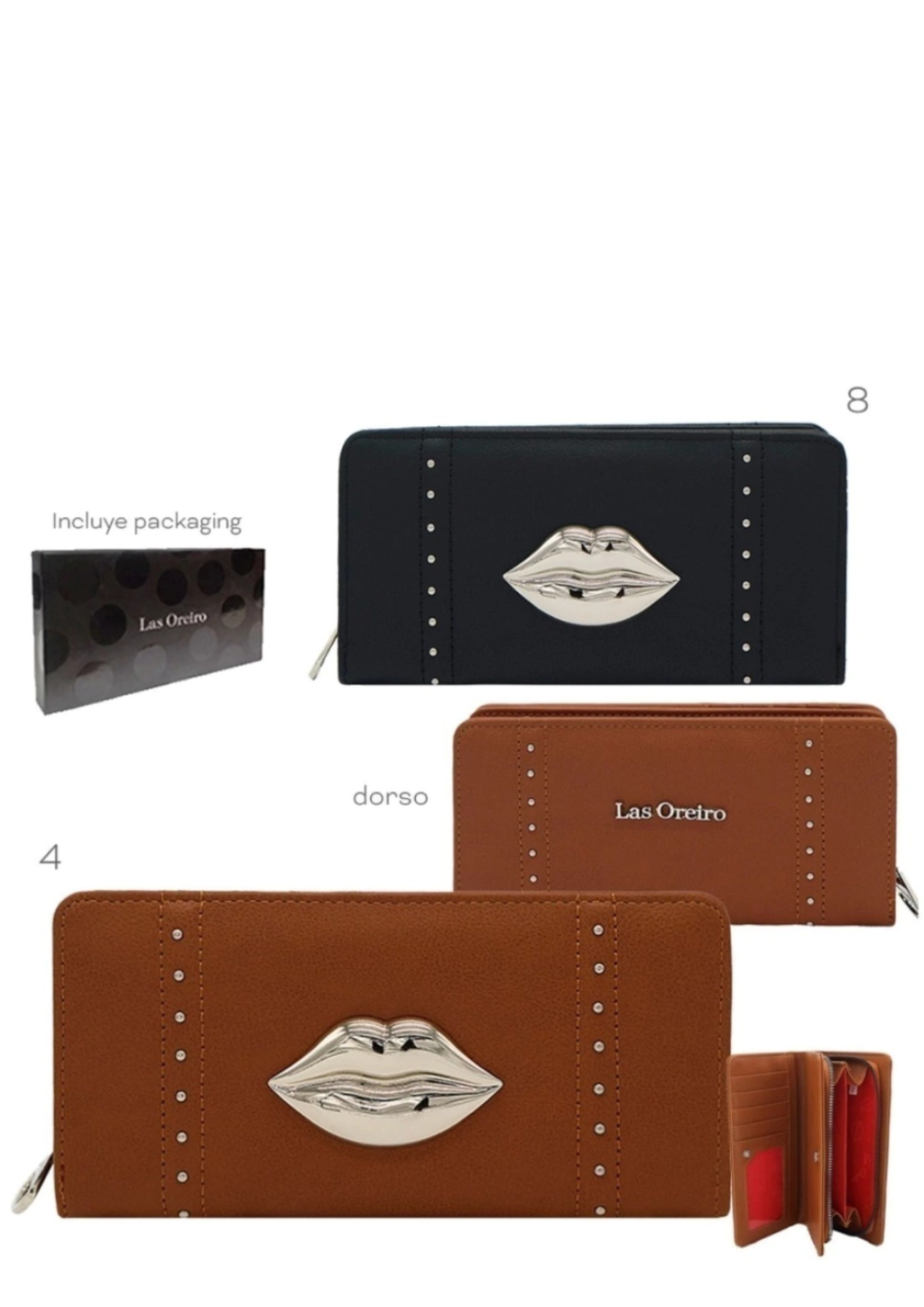 Billetera Las Oreiro Eco Cuero 21181 QUAGLIA