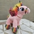 Peluche Unicornio Rosa 25cm