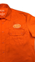 CAMISA WORK SHIRT RUA WEAR PATCH BORDADA - LARANJA na internet