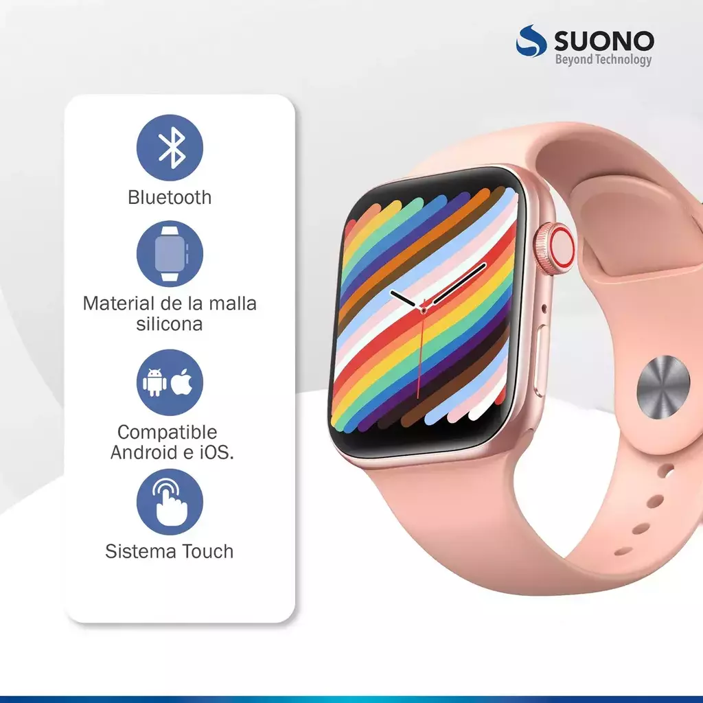 Suono Smartwatch Compatible Android iOS LM STORE
