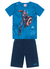 CONJUNTO CAMISETA MEIA MALHA E BERMUDA MOLETINHO Avengers - loja online