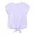 BLUSA INFANTIL MENINA BRANCA CROPPED COM ESTAMPA DE CARINHA FELIZ KOOKABU - comprar online