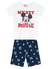 CONJUNTO do Mickey DE CAMISETA MEIA MALHA E BERMUDA MOLETINHO Mickey Mouse - loja online