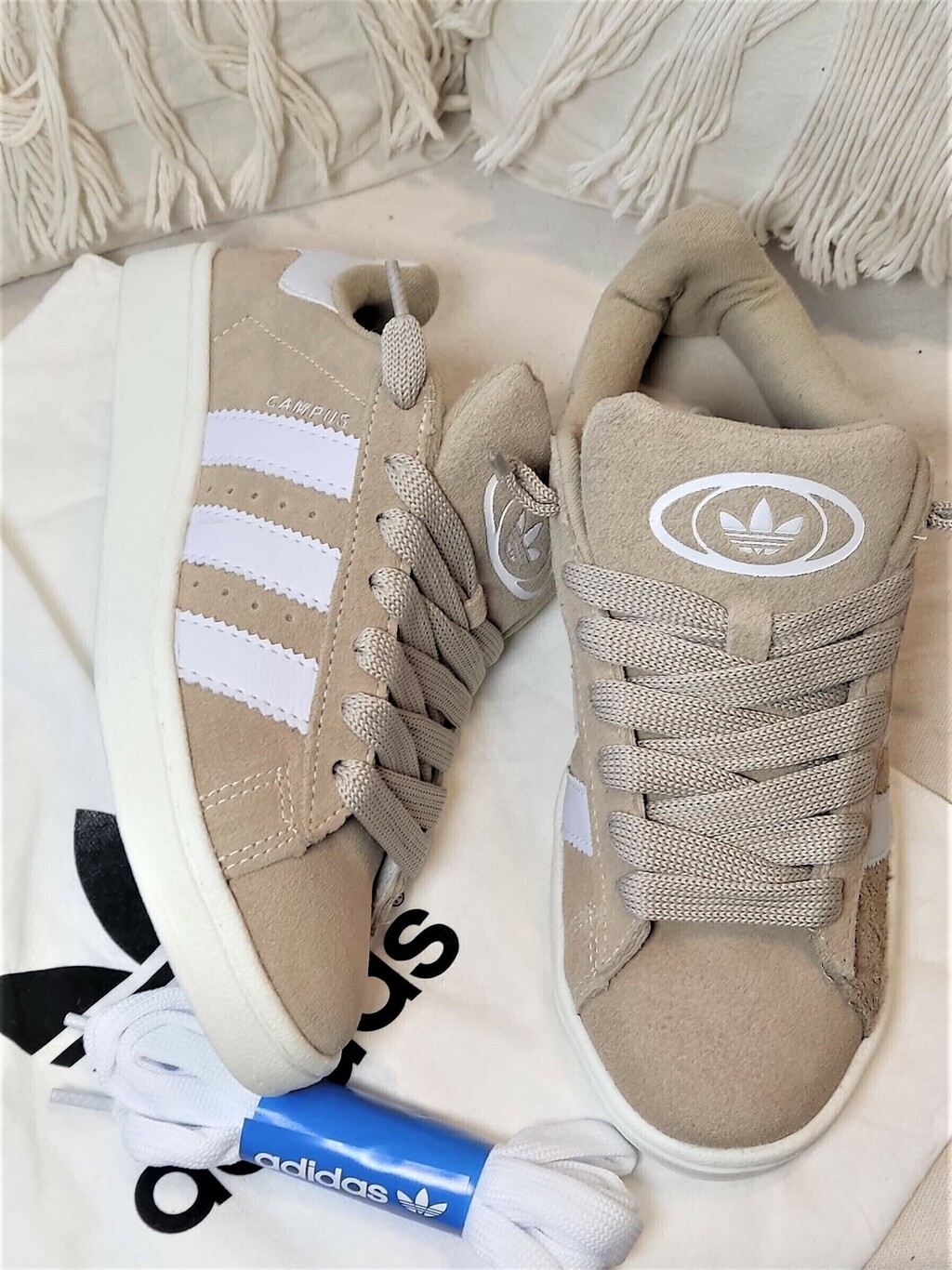 Adidas campus cuero discount