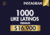 1000 LIKE LATINOS PREMIUM para INSTAGRAM