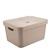 Caixa Organizadora com Tampa ou Cube Bege 45x35x24cm