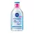 Botella de Nivea Agua Micelar Refrescante de 400ml para limpieza facial, ojos y labios.