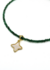 Colar Choker Jade Esmeralda - Banho de Ouro 18k - loja online