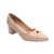 Scarpin Feminino de Couro com Salto Grosso - comprar online