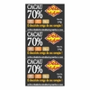 Tablete Chocolate 70% Cacau Natural Deli Vida embalagem c/3 unid.