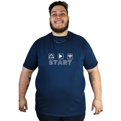 Camiseta Algodão Estampada START - comprar online