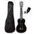 Ukulele Seven Soprano SUK-07 BK C/Capa e Afinador