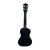 Ukulele Preto Seven Concert Suk-23 BK C/ Capa Afinador