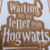 Cuadro tallado HARRY POTTER "Waiting for..." (22x30cm) - comprar online