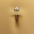 Piercing Barbell Trinity Zircônia Aço - comprar online