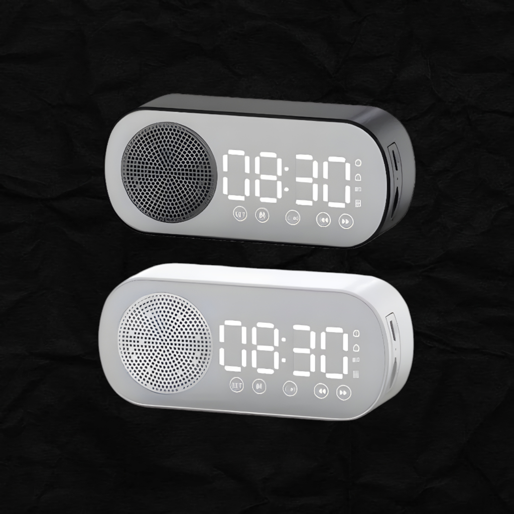 Reloj Despertador Y Parlante Bluetooth Node