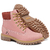 Bota Militar Macboot Cano Alto Lauryn 04 Rosa - MACBOOT