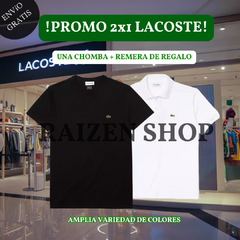 CHOMBA LACOSTE + REMERA LACOSTE - ¡OFERTA 2X1! -