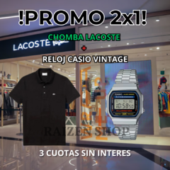 CHOMBA LACOSTE + RELOJ CASIO VINTAGE - ¡OFERTA 2X1!