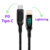 Cabo de Dados USB-C para Lightning Turbo PD 6A- 1 Metro