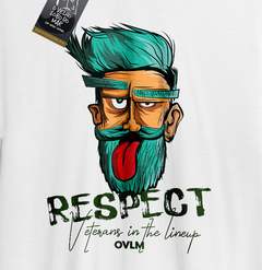 Camiseta RESPECT VETERANS IN THE LINEUP - loja online