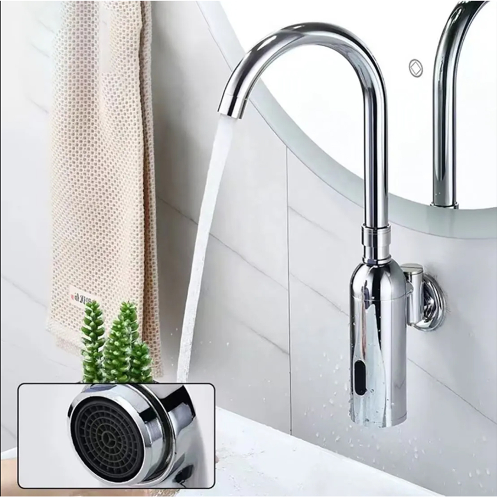 Grifo de sensor para lavamanos de pared
