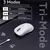 Mouse Attack Shark Gamer sem fio, Bluetooth, 4K Return, Tri-Mode, X3, PAW3395