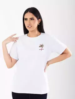 Blusa Gola Careca Praiana Meia Malha Branca 1762171