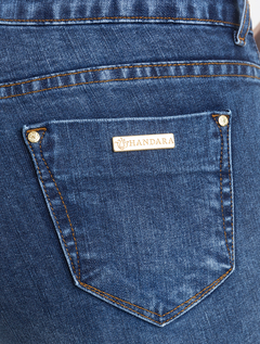 Calça Cigarrete Escura Recorte Sarkozi-Jeans 1763043 - loja online