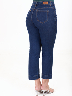 Calça Pantacourt Escura C Chaveiro Valeria-Jeans 1763087 na internet