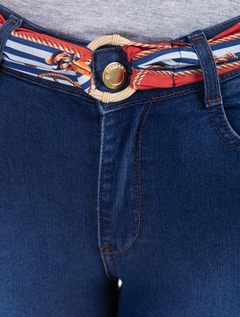 Calça Cigarrete Escura Barra Virada Trentino-Jeans 1763113 - loja online