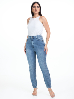 Calça Cigarrete Escura Slouchy Algarve-Jeans 1763458