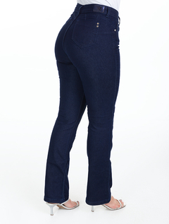 Calça Reta Escura Missy-Jeans 1763503 na internet