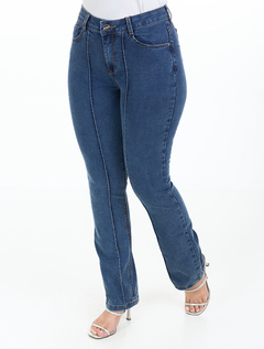 Calça Reta Escura Missy -Jeans - 1763504 - loja online