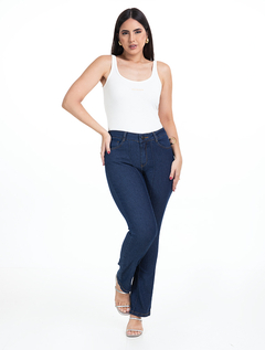 Calça Reta Escura Sandy-Jeans 1763519