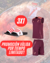 PROMO RIVER VERANO-3X1-MUSCULOSA+SHORT+OJOTAS