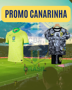 PROMO CANARINHA-BRASIL 3X1- CAMISETA TITULAR+CAMISETA EDICION LIMITADA+ SHORT