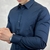 Camisa Social Cotton M/L Acostamento - Azul M - comprar online