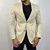 Blazer Masculino 2 aberturas Highstil - Bege - loja online