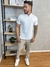 Polo ziper Slim Fit Highstil - Branco - Original