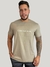 Camiseta Embossed Calvin Klein - Caqui Claro - Original