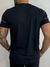 Camiseta Saka Diferenciada Escrita Gola - Preto - loja online