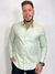 Camisa Calvin Klein Cotton Linen - Verde - Original na internet