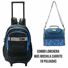 Mochila Carrito Mas Lonchera Incluida 18pg