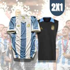 TENDENCIA Camiseta Argentina 50 años + ¡Musculosa AFA Adidas !