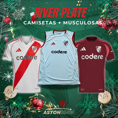 ¡ 2 CAMISETAS DE RIVER + MUSCULOSA DE REGALO ! OFERTA 3X1