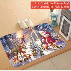 Ao ar livre Papai Noel porta tapete, Feliz Natal tapete, decorações para casa, ornamento de Natal, ano novo, 2025, 2025