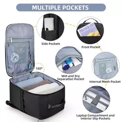 Imagem do Ryanair-Bolsa de cabine para homens e mulheres, mochila de viagem de mão Easyjet Cabin Bag 45x36x20, 40x20